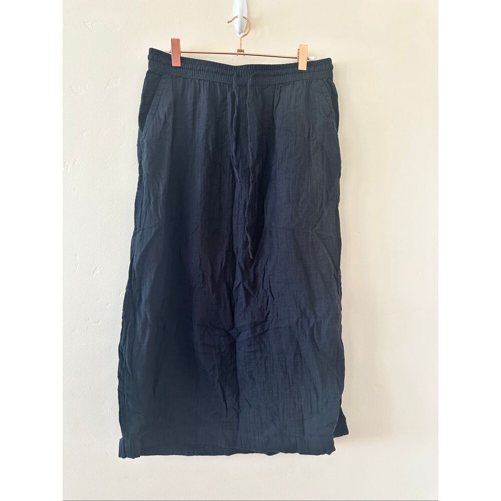 Universal Thread Black Cotton Gauze Maxi Skirt Size Medium New